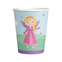 Copos de Princesa de 250 ml - 8 unidades