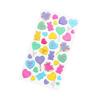 Autocolantes 3D Lollipop Food - 34 pcs.