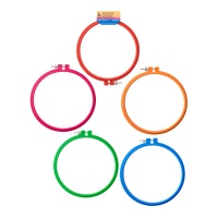 Bastidor para bordar circular de 15 cm - Pónei