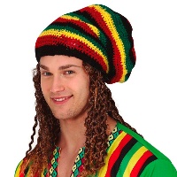 Gorro Rastafari multicolorido