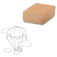 Carimbo balão de ar quente 7,5 x 7,5 x 2,5 cm - Artemio - 1 unidade