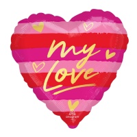 Balão coração meu amor 43 cm - Anagrama