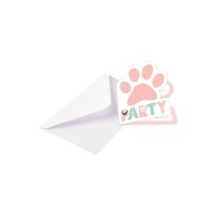 Convites para animais de estimação - 8 peças