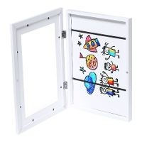 Moldura para desenho A4 branca