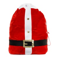 Saco de Papai Noel com cinto de 50 x 70 cm