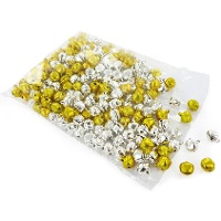 Sinos de ouro e prata 1 cm - Innspiro - 250 unid.