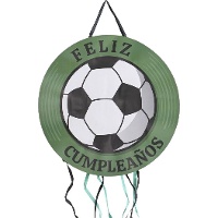 Pinata de futebol para aniversário - 49 x 40 cm