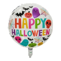 Balão colorido Happy Halloween 45 cm - Amor de festa
