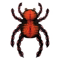 Lanterna de papel de Spider de 17 cm - 1 unidade