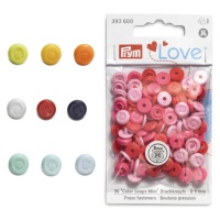 Fechos de mola coloridos de 0,9 cm - Prym - 30 pares