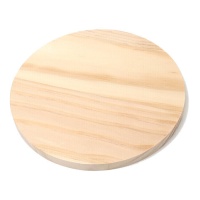 Disco de madeira 15 x 1 cm - 1 unidade