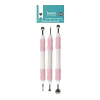 Buracos em relevo 2-6, 3-8, 8-12 mm - Artis decor - 3 pcs.