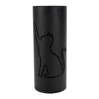 Guarda-chuva de 49 cm com design Gato Preto