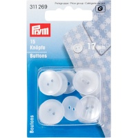 Botões de 1,7 cm para blusas e pijamas - Prym - 15 unid.