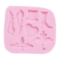 Decorações em moldes de silicone 10,4 x 9,2 cm - Artis decor