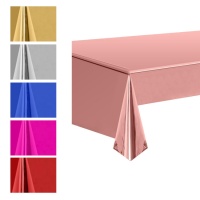 Toalha de mesa metálica 1,37 x 1,83 m - 1 unidade