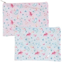 Necessaire de Borboletas de 28 x 21 cm - 1 unidade