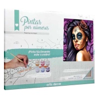 Pintura por números Catrina 40 x 29,5 cm - Artis decor