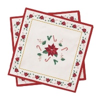Guardanapos de Natal Poinsettia 16,5 x 16,5 cm - 20 unidades