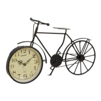 Relógio de mesa preto vintage para bicicletas - DCasa