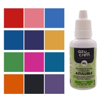 Corante em gel lipossolúvel Azuluble de 30 ml - Azucren