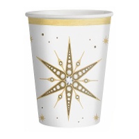 Copos de 270 ml de Estrela Branca - 6 unidades