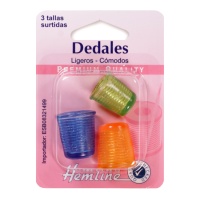 Dedais de silicone em 3 tamanhos sortidos - Hemline - 3 pcs.