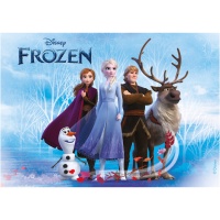 Folha de hóstia comestível de Frozen de 14,8 x 21 cm - Dekora