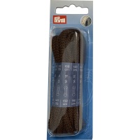 Cordões castanhos redondos de 0,5 cm - Prym - 150 cm - 1 par
