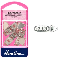 Suportes de fixação ajustáveis - Bainha - 3 pares