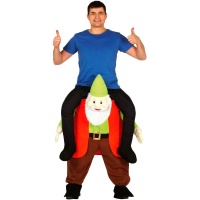 Fato de ombros de gnomo para adulto