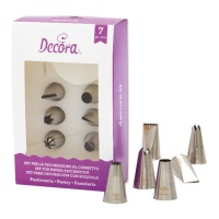 Conjunto de bicos e pregos para flores - Decora - 7 pcs.