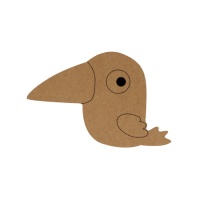 Silhueta MDF 15 cm : Corvo