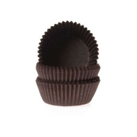 Cápsulas de cupcake castanho - Casa de Marie - 100 unidades