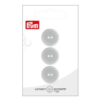 Botões cinzentos de 1,8 cm com dois furos - Prym - 3 unid.