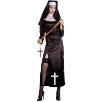 Fato de freira com vestido sexy para mulheres