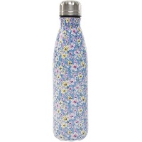 Garrafa de 500 ml com flores coloridas
