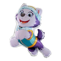 Paw Paw Patrol Canine Patrol Canine Patrol silhueta balão Everest 84 cm - Grabo