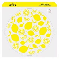 Stencil de limões de 25 cm