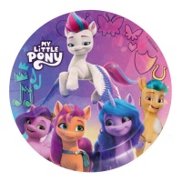 Pratos My Little Pony 23 cm - 8 unid.