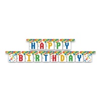 Guirlanda de Lego Feliz Aniversário de 2,3 m