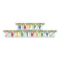 Grinalda de Lego Happy Birthday de 2,13 m