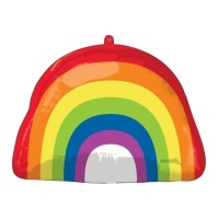 Balão multicolor arco-íris 45 x 35 cm - Anagrama