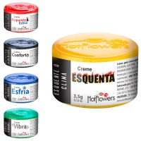 Creme estimulante unissexo com efeito 3,5 gr - HotFlowers - 1 unidade