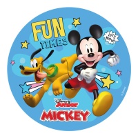 Bolacha comestível Mickey mouse e amigos 15,5 cm