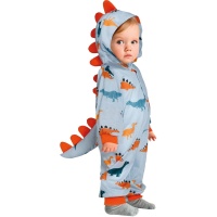 Fato de pijama de dinossauro para bebé