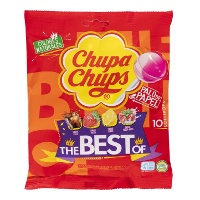 Chupa Chups de sabores sortidos em saco - 10 unidades