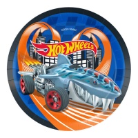 Pratos Hot Wheels 18 cm - 8 peças