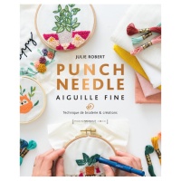 Livro Punch Needle de Julie Robert - DMC