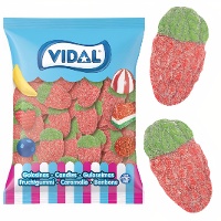 Morangos gigantes ácidos - Vidal - 1 kg